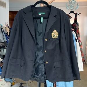 Ralph Lauren size 16 W black sports coat